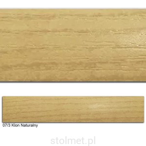 Obrzeże PVC, 07/3 KLON NATURALNY, 22x1, 200 mb