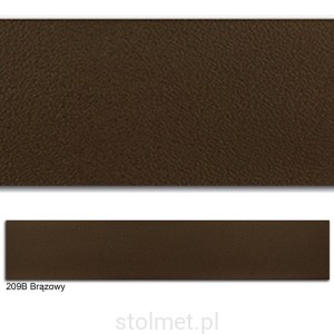 Obrzeże PVC, 209B BRĄZOWY, 42x2, 50 mb