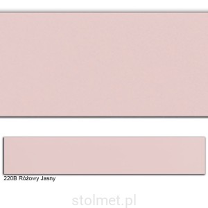 Obrzeże PVC, 220B RÓŻOWY JASNY, 22x1, 200 mb