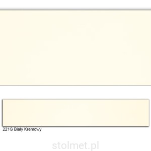 Obrzeże PVC, 221G Biały Kremowy, 22x1, 200 mb