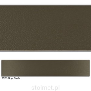 Obrzeże PVC, 232B BRĄZ TRUFLA, 22x2, 100 mb