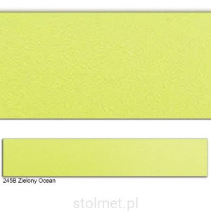 Obrzeże PVC, 245B Zielony Ocean, 22x1, 200 mb