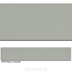 Obrzeże PVC, 247B Szary Chinchilla, 22x0.6, 200 mb