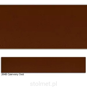 Obrzeże PVC, 264B Czerwony Oxid, 22x1, 200 mb