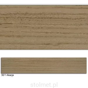 Obrzeże PVC, 30/1 AKACJA, 22x0.6, 200 mb