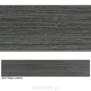Obrzeże PVC, 34/4 WIĄZ LUCERNA, 22x2, 100 mb