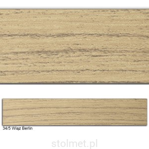 Obrzeże PVC, 34/5 WIĄZ BERLIN, 22x1, 200 mb