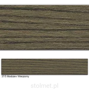 Obrzeże PVC, 37/5 Modrzew Wieczorny, 22x0.6, 200 mb