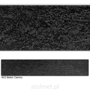 Obrzeże PVC, 40/2 BETON CIEMNY, 42x2, 50 mb
