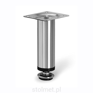 Nóżka meblowa BD-15 z regulacją, chrom połysk, 150 mm + 10 mm