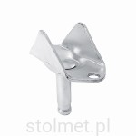 Obejma bolec do kółek meblowych na płytę 18 mm