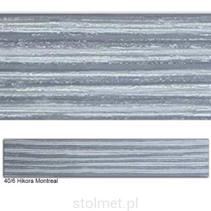 Obrzeże PVC, 40/6 Hikora Montreal, 22x2, 100 mb
