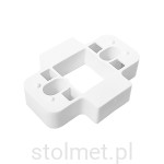 Dystans do zawiasu, prowadnika H-11 mm, biały