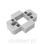 Dystans do zawiasu, prowadnika H-11 mm, Szary