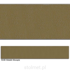 Obrzeże PVC, 504B Metalik Mosiądz, 22x2, 100 mb