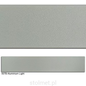 Obrzeże PVC, 507B Aluminium Light, 42x2, 50 mb