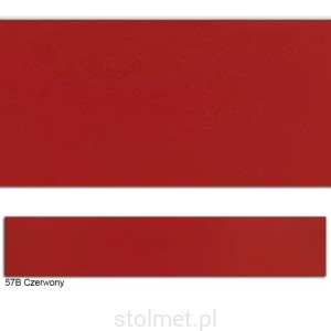 Obrzeże PVC, 57B CZERWONY, 22x1, 200 mb