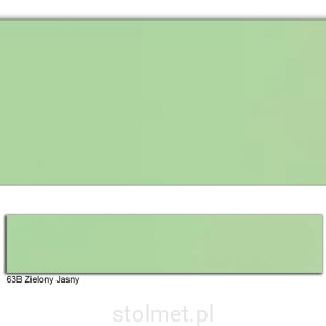 Obrzeże PVC, 63B ZIELONY JASNY, 22x0.6, 200 mb