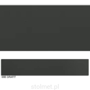 Obrzeże PVC, 68B GRAFIT, 22x1, 200 mb