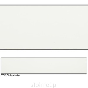 Obrzeże PVC, 73G Biały Alaska, 32x2, 100 mb
