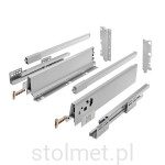 Szuflada Modernbox Square, L-500, Wysoka H-210, Szary, 40kg