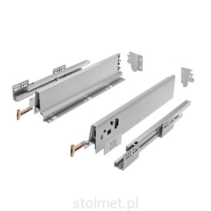 Szuflada Modernbox Square, L-250, Niska H-83, Szary, 40kg 