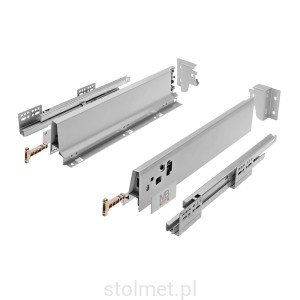 Szuflada Modernbox Square, L-350, Niska H-83, Szary, 40kg