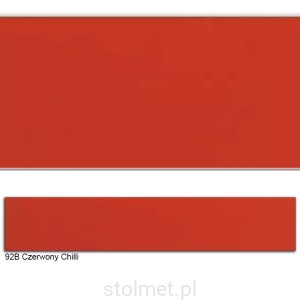 Obrzeże PVC, 92B CZERWONY CHILLI, 22x1, 200 mb