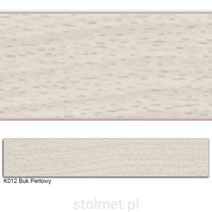 Obrzeże PVC, K012 Buk Perłowy, 22x1, 200 mb