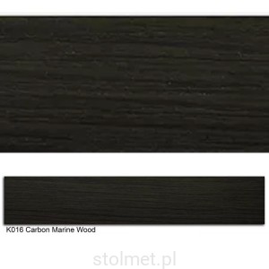 Obrzeże PVC, K016 Carbon Marine Wood, 22x2, 100 mb