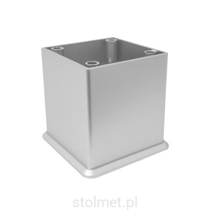 Nóżka noga stopka meblowa, H-50, aluminium