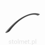 Uchwyt meblowy C-624, Czarny mat, 128 mm