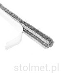 Szczotka odbojowa do rączek systemów przesuwnych, niska z klejem