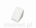 Komandorek podpórka plastikowa pojedyncza Biała Stolmet Akcesoria Meblowe.jpg