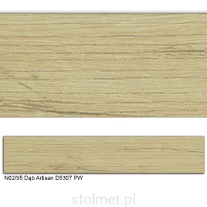 Obrzeże ABS, N02/95 Dąb Artisan D5307 PW 42x2 50mb 