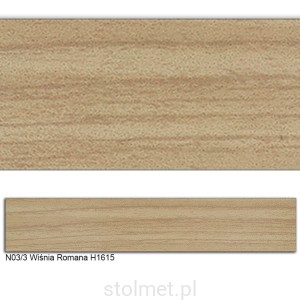 Obrzeże ABS, N03/3 WIŚNIA ROMANA 22x0,45 200mb   