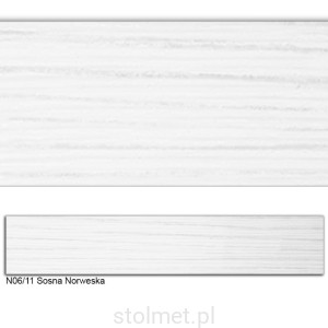 Obrzeże ABS, N06/11 Sosna Norweska 22x2 100mb 