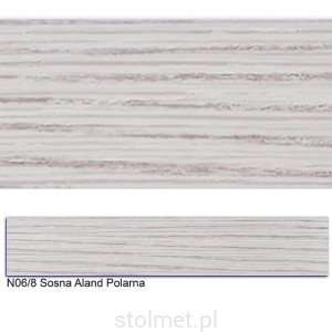 Obrzeże ABS, N06/8 Sosna Aland Polarna 22x2 100mb 