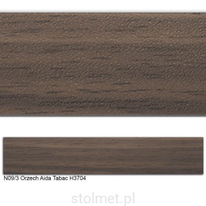 Obrzeże ABS, N09/3 ORZECH AIDA TABAK H3704 22x2 100mb
