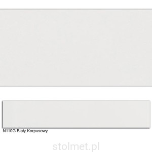 Obrzeże ABS, N110G BIAŁY KORPUSOWY 22x0,45 200mb 