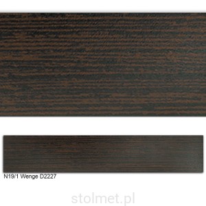 Obrzeże ABS, N19/1 WENGE D2227 42x2 50mb  