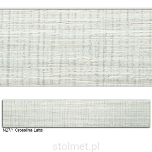Obrzeże ABS, N27/1 CROSSLINE LATTE 42x2 50mb 