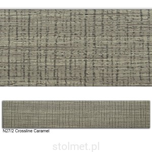 Obrzeże ABS, N27/2 CROSSLINE CARAMEL 22x2 100mb  