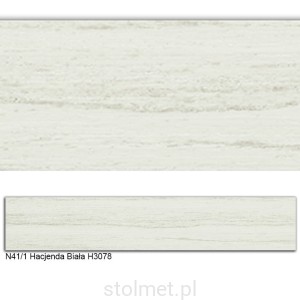Obrzeże ABS, N41/1 HACJENDA BIAŁA H3078  22x0,45 200mb 