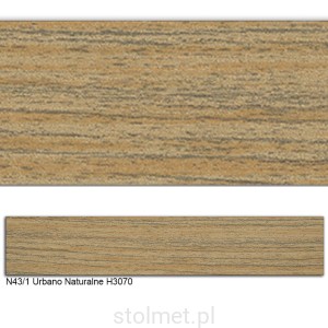 Obrzeże ABS, N43/1 URBANO NATRUALNE H3070 42x2 50mb