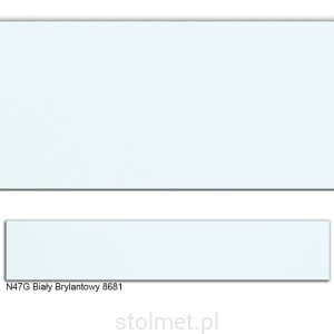 Obrzeże ABS, N47G Biały Brylantowy 8681 22x2 100mb 