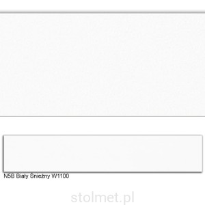 Obrzeże ABS, N5B BIAŁY ŚNIEŻNY W1100 22x0,45 200mb 