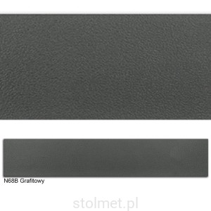 Obrzeże ABS, N68B GRAFITOWY 22x0,8 150mb 