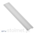 Osłonka mleczna do profilu LED GLAX 3 m