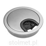 Przepust przelotka kablowa fi 80, metal, Inox stal szczotkowana